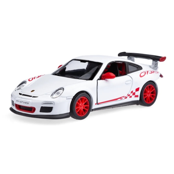 Macheta Kinsmart Porsche 911 GT3RS 1:36 Alb/Rosu KT5352